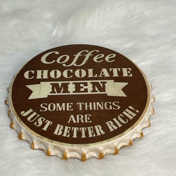 ⚜️Funny Bottle Cap Shape Drink Coaster Set! - Picture 4 of 6